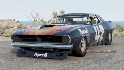 Plymouth Cuda Nile Blue pour BeamNG Drive