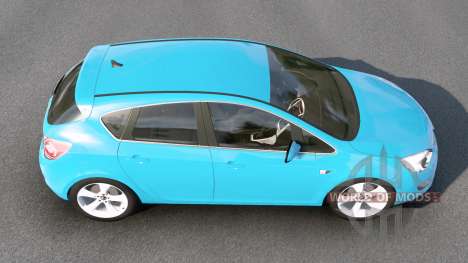 Opel Astra Vivid Sky Blue für Euro Truck Simulator 2