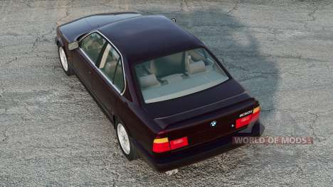 BMW 530i Sedan (E34) Bulgarian Rose pour BeamNG Drive