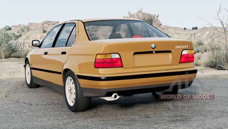 BMW 320i Saloon (E36) Light Brown pour BeamNG Drive