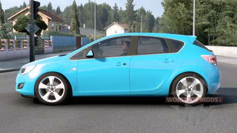 Opel Astra Vivid Sky Blue pour Euro Truck Simulator 2
