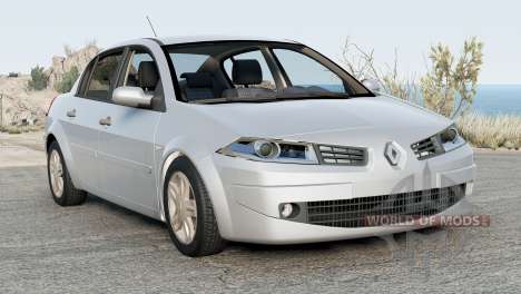 Renault Megane Sedan Pastel Gray für BeamNG Drive