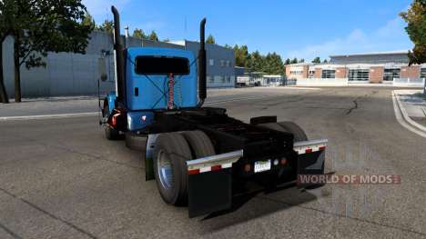 International 4700 Cyan Cornflower Blue pour American Truck Simulator
