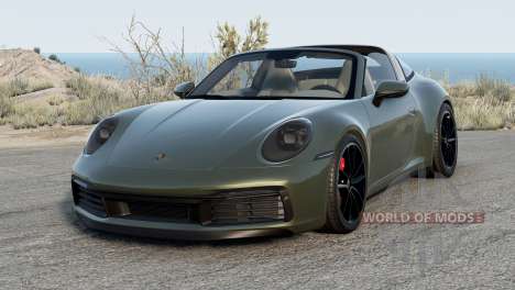 Porsche 911 Black Olive für BeamNG Drive