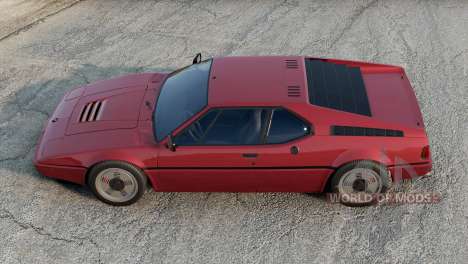 BMW M1 Vin Rouge pour BeamNG Drive
