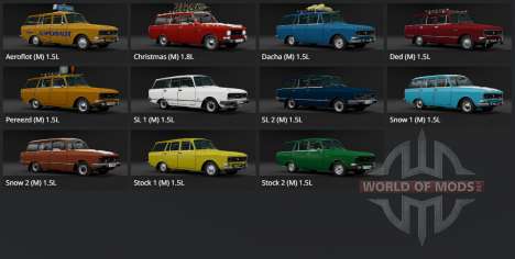 Moskvich-1500 (AZLK-2137) 1976 pour BeamNG Drive