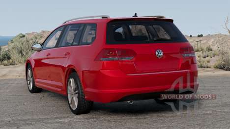 Volkswagen Golf Variant Harvard Crimson für BeamNG Drive