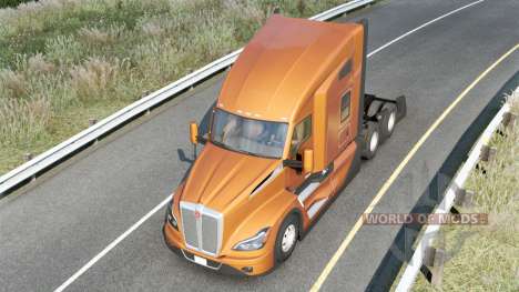 Kenworth T680 Yellow Orange für American Truck Simulator