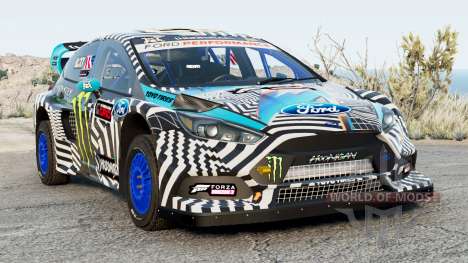 Ford Focus RS RX Hoonigan Gymkhana 9 2016 pour BeamNG Drive