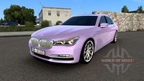 BMW 750Ld Wisteria pour Euro Truck Simulator 2