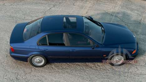 BMW 540i Sedan (E39) Queen Blue für BeamNG Drive