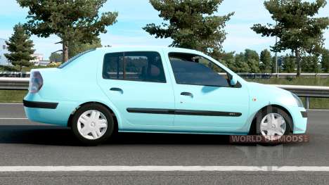 Renault Clio Symbol 2003 Blizzard Blue für Euro Truck Simulator 2