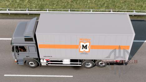 MAN F2000 BDF Oslo Gray pour Euro Truck Simulator 2