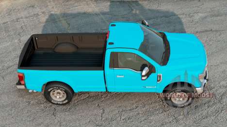 Ford Super Duty 2021 Process Cyan pour BeamNG Drive