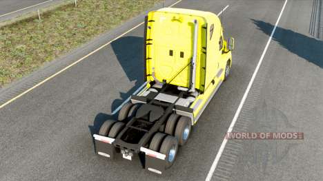 Freightliner Cascadia Maximum Yellow pour American Truck Simulator