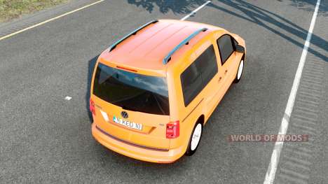 Volkswagen Caddy Tree Poppy pour American Truck Simulator