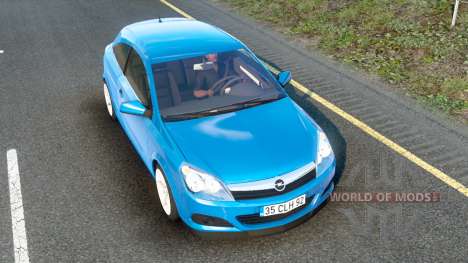 Opel Astra Deep Sky Blue für American Truck Simulator