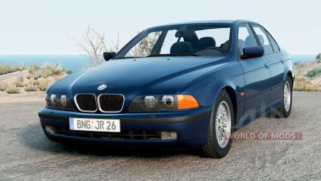 BMW 540i Sedan (E39) Queen Blue pour BeamNG Drive