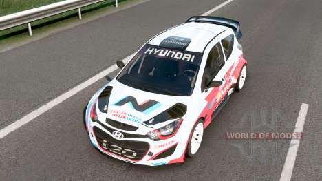 Hyundai i20 WRC Radical Red pour Euro Truck Simulator 2