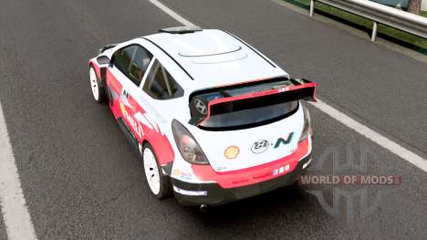 Hyundai i20 WRC Radical Red für Euro Truck Simulator 2