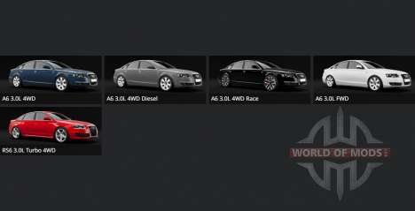 Audi A6 quattro Sedan (C6) pour BeamNG Drive