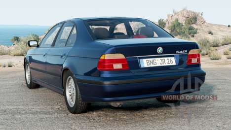 BMW 540i Sedan (E39) Queen Blue für BeamNG Drive