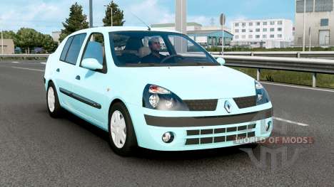Renault Clio Symbol 2003 Blizzard Blue pour Euro Truck Simulator 2