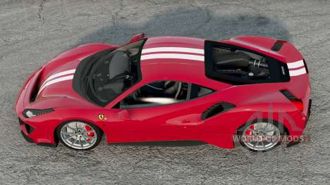 Ferrari 488 Pista Red Ribbon pour BeamNG Drive