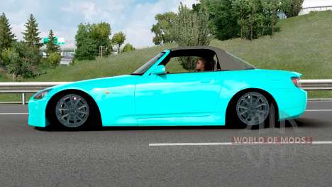 Honda S2000 Turquoise Blue pour Euro Truck Simulator 2
