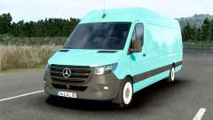 Mercedes-Benz Sprinter Aquamarine Blue für American Truck Simulator