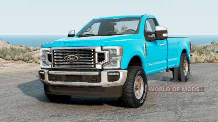 Ford Super Duty 2021 Process Cyan pour BeamNG Drive
