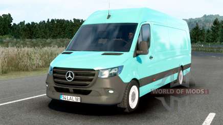 Mercedes-Benz Sprinter Aquamarine Blue für American Truck Simulator