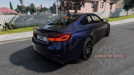 BMW M4 Coupe F82 2018 V1.0 pour BeamNG Drive