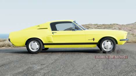 Ford Mustang Fastback (63A) 1967 für BeamNG Drive