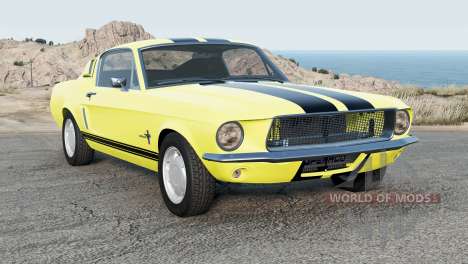 Ford Mustang Fastback (63A) 1967 für BeamNG Drive