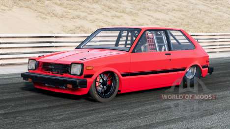 Toyota Starlet 3-door Drag Edition (KP61) 1981 für BeamNG Drive