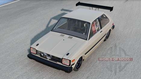 Toyota Starlet 3-door Drag Edition (KP61) 1981 für BeamNG Drive