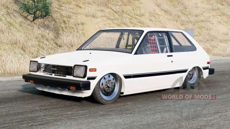 Toyota Starlet 3-door Drag Edition (KP61) 1981 pour BeamNG Drive