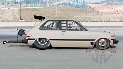 Toyota Starlet 3-door Drag Edition (KP61) 1981 pour BeamNG Drive