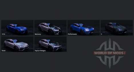 Lamborghini Urus S 2022 pour BeamNG Drive