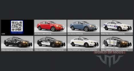 Ford Taurus SHO 2012 pour BeamNG Drive