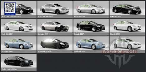 Toyota Aurion (XV50) 2015 für BeamNG Drive