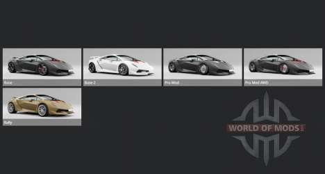 Lamborghini Sesto Elemento 2012 (0.35.x) pour BeamNG Drive