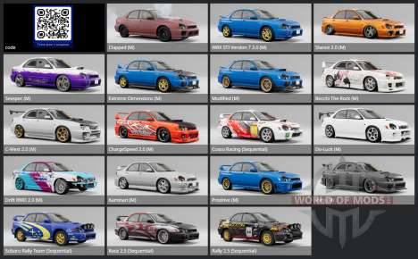 Subaru Impreza WRX STi Prodrive Style (GDB) 2001 für BeamNG Drive