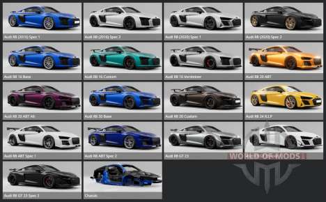 Audi R8 Coupe V10 GT (Type 4S) 2023 für BeamNG Drive