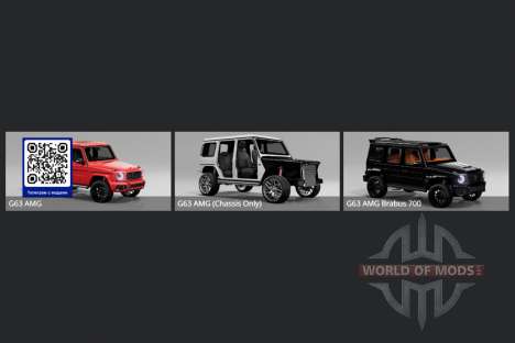 Mercedes-AMG G 63 (Br.463) 2020 pour BeamNG Drive