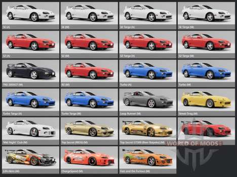 Toyota Supra TRD 3000GT (JZA80) 1994 pour BeamNG Drive