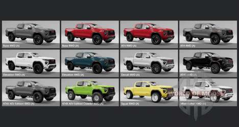 GMC Canyon AT4X Crew Cab 2025 für BeamNG Drive