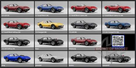 Chevrolet Corvette Stingray Sport Coupe (19437) für BeamNG Drive