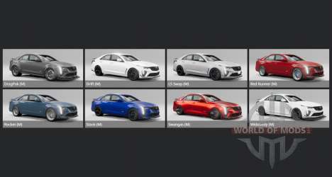 Cadillac CT4-V Blackwing 2022 pour BeamNG Drive